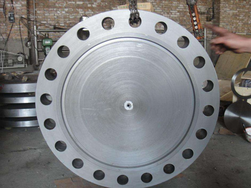 Blind flange plate