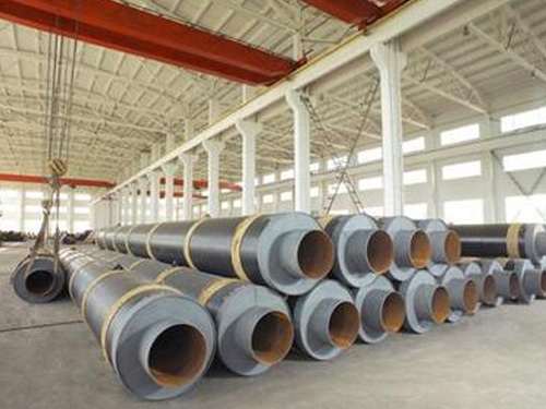 Precast steam insulated pipe